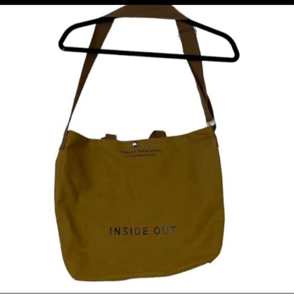 #119 INSIDE OUT Canvas Library Tote - Picture 3 of 5